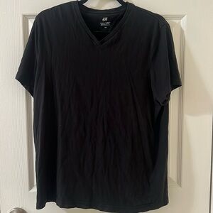 H&M V-neck Short Sleeve Shirt Mens